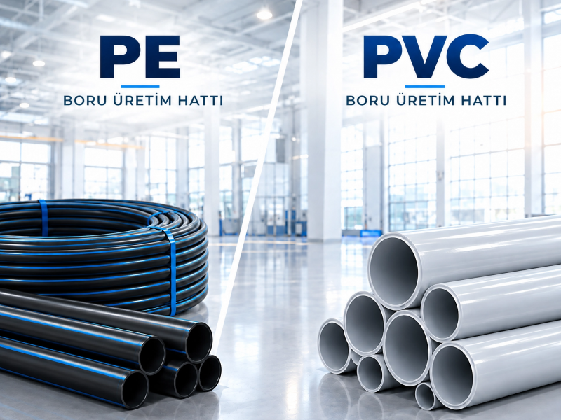 PVC mi PE mi? Elektrik Borusu Üretiminde Doğru Hattı Seçmek