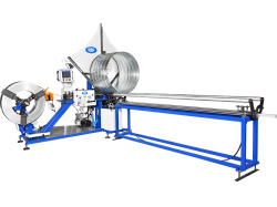 Machine de canalisation en spirale